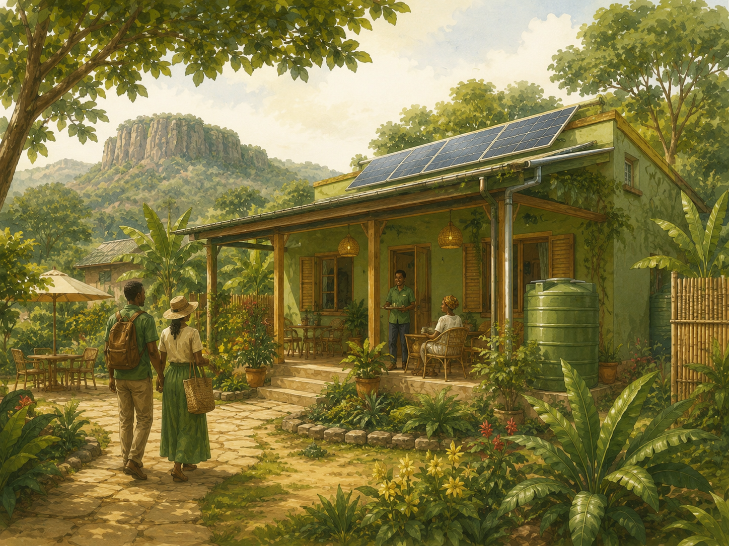 Maison d’hôte verte à Kountia